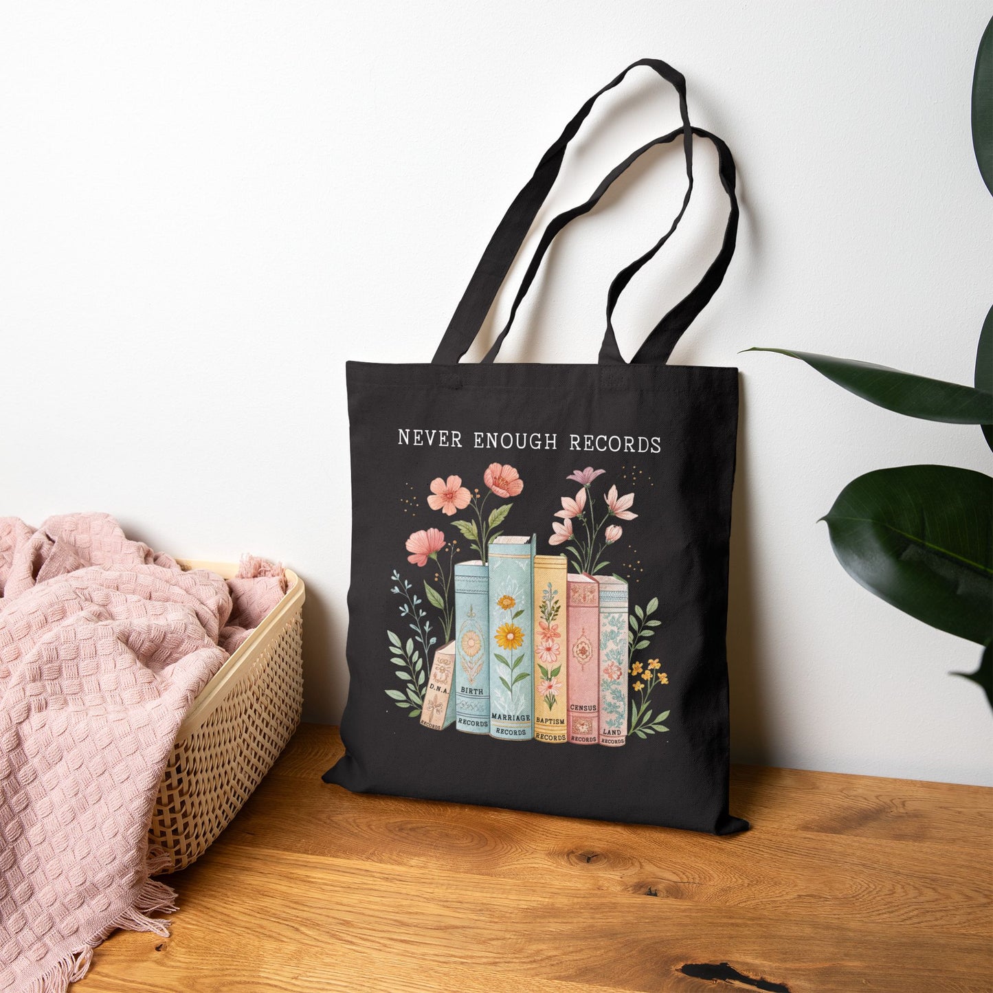 Never Enough Records Tote Bag