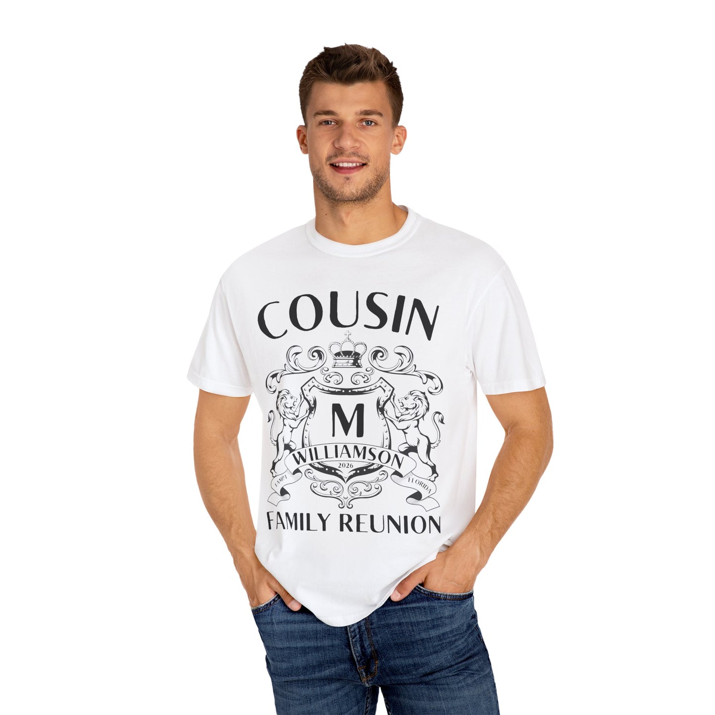 Personalized Family Reunion Crest T-Shirt