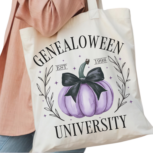 Genealoween University Tote Bag