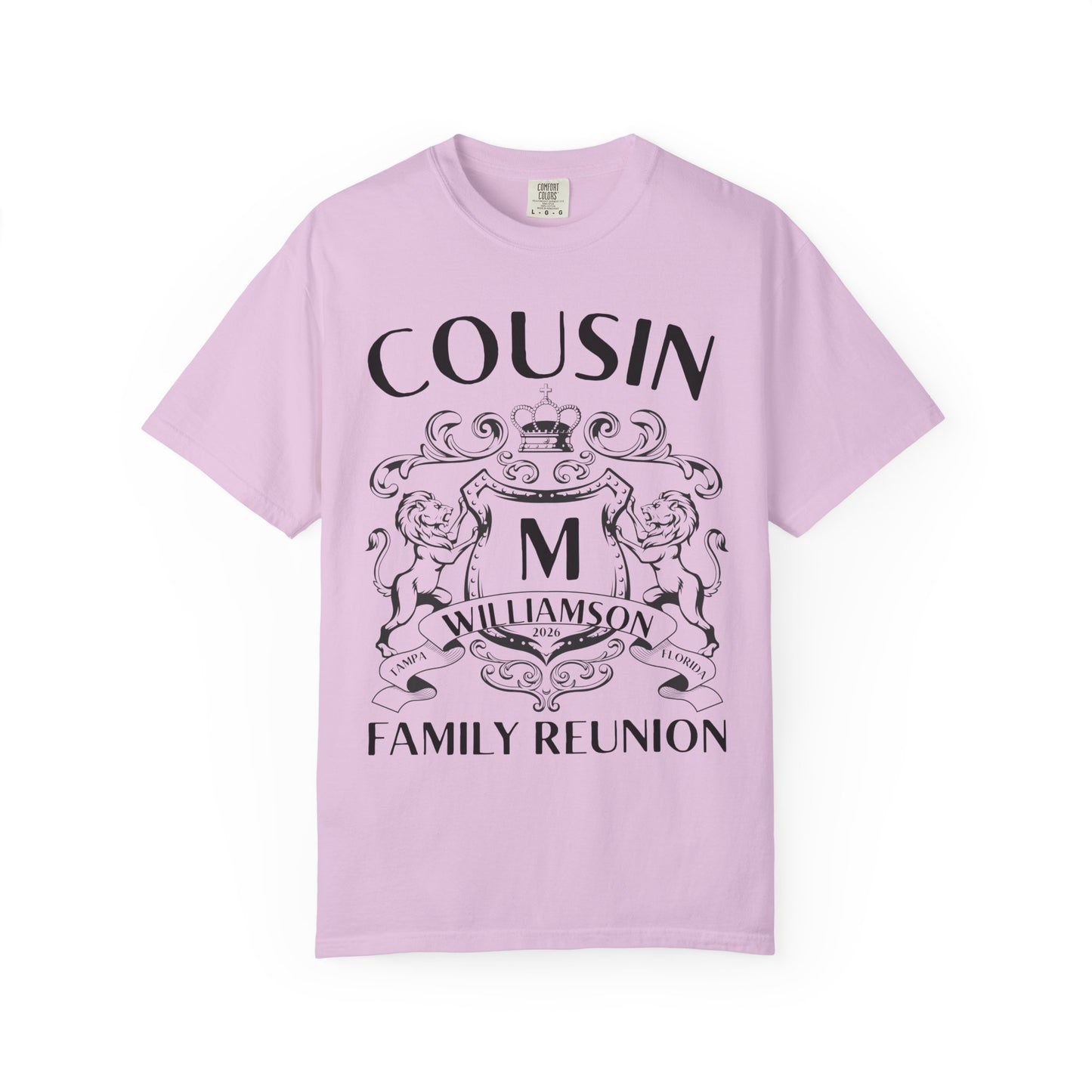 Personalized Family Reunion Crest T-Shirt