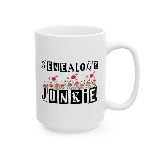 Genealogy Junkie Mug for Family History Lovers
