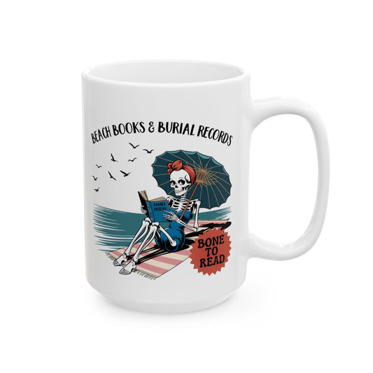 Bone to Read Skeleton Mug