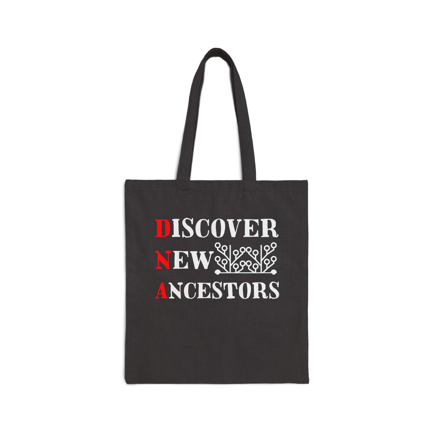 Discover New DNA Ancestors Tote Bag for Genealogists