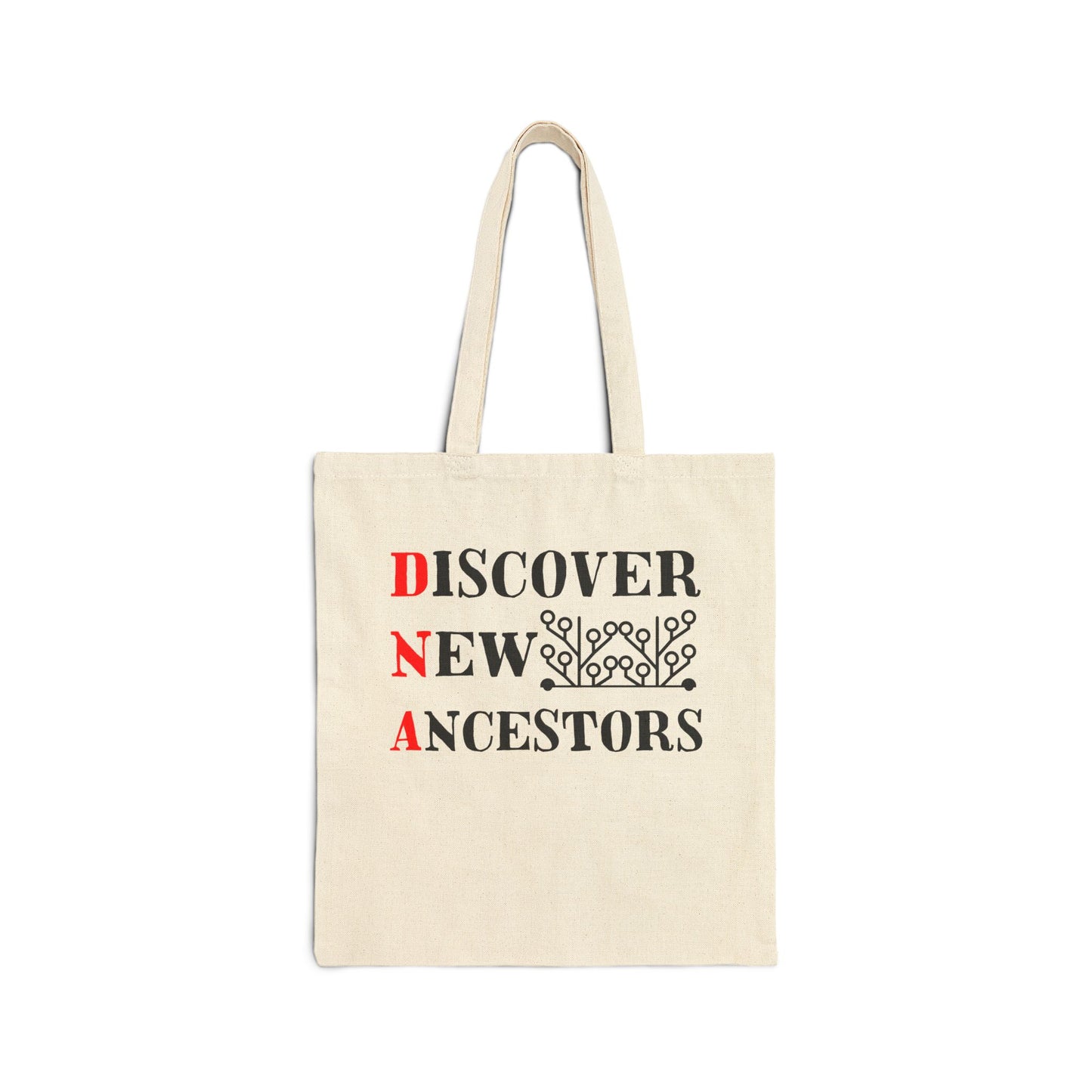 Discover New DNA Ancestors Tote Bag for Genealogists