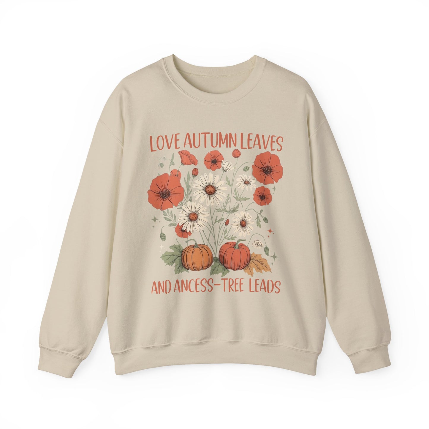 Love Autumn Leaves and Ancess-Tree Leads Sweatshirt
