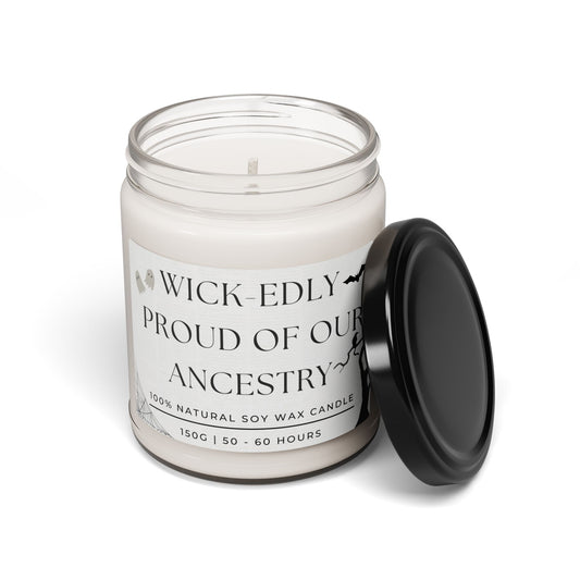 Wickedly Proud of our Ancestry Halloween Candle