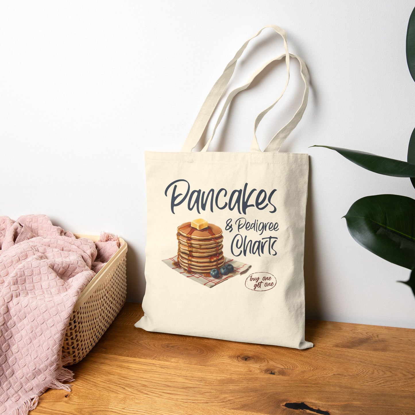 Pancakes and Pedigree Charts Tote Bag