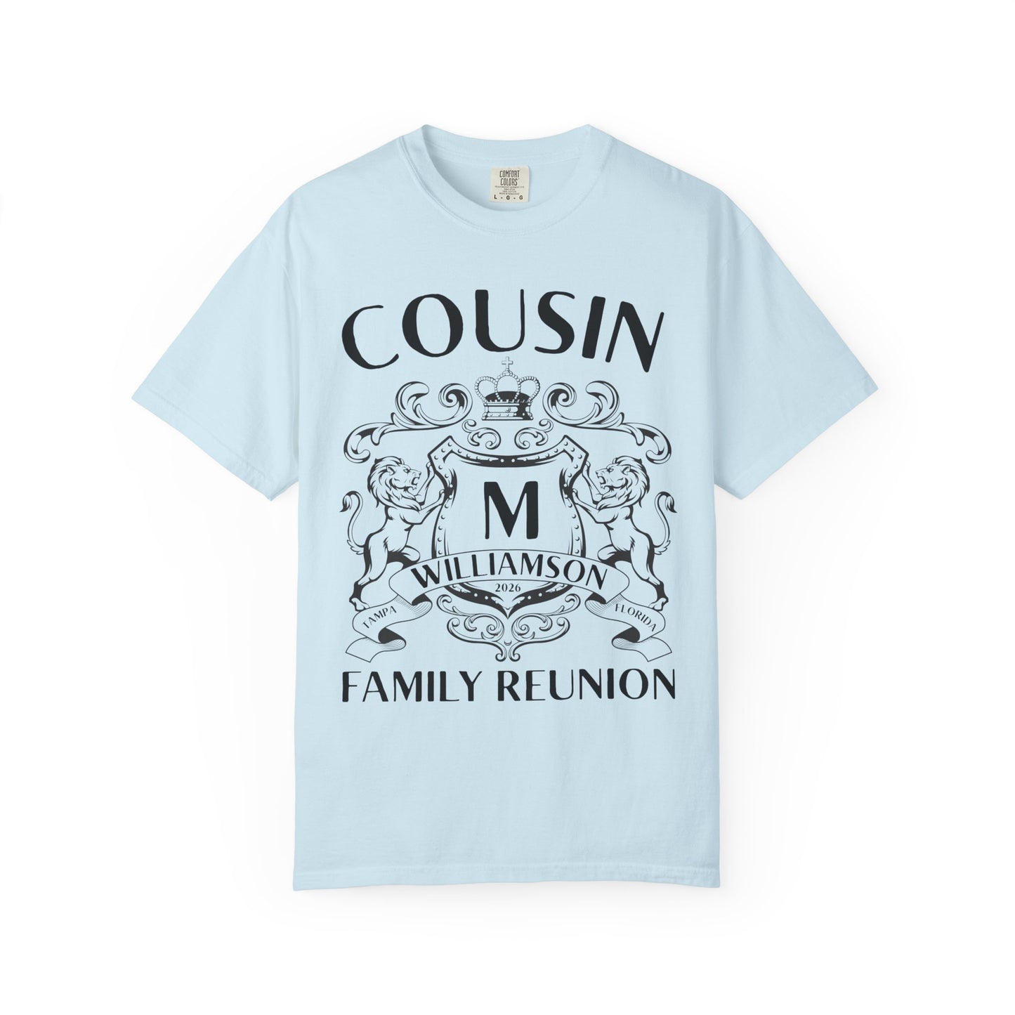 Personalized Family Reunion Crest T-Shirt