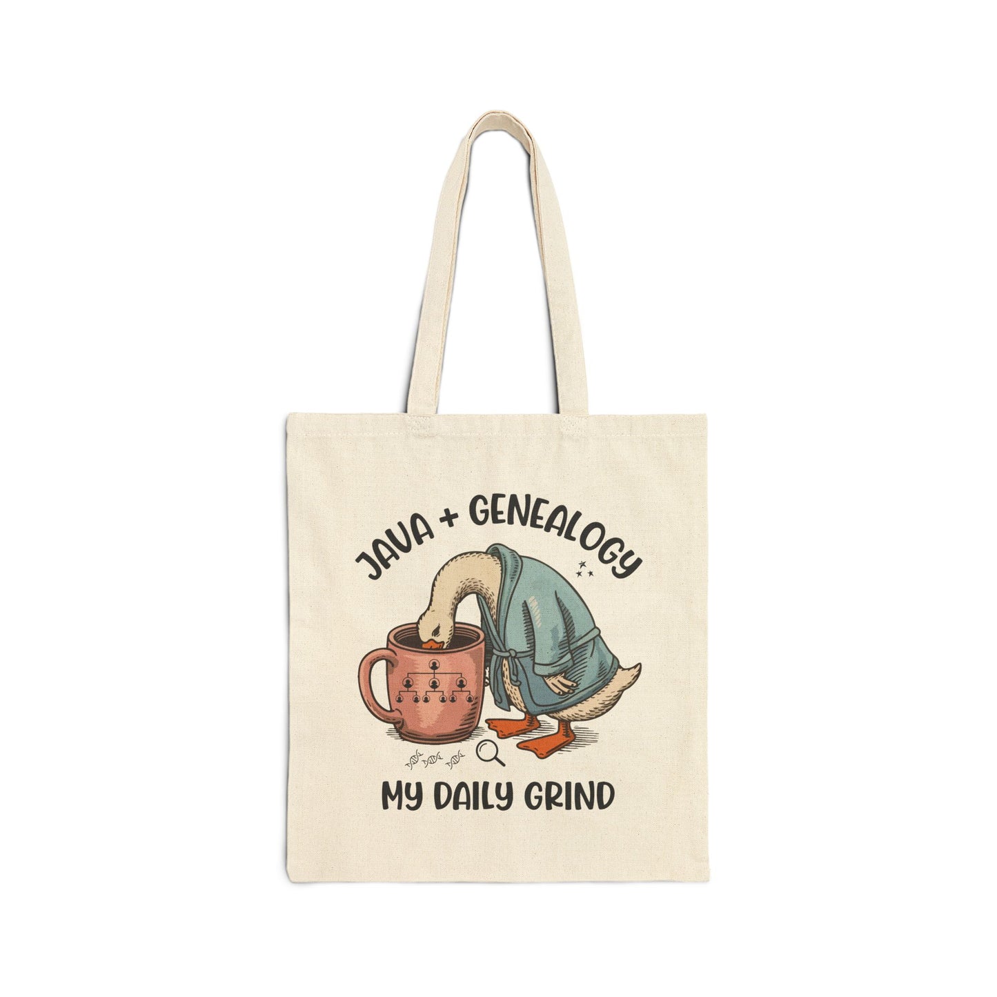 Java and Genealogy Tote Bag