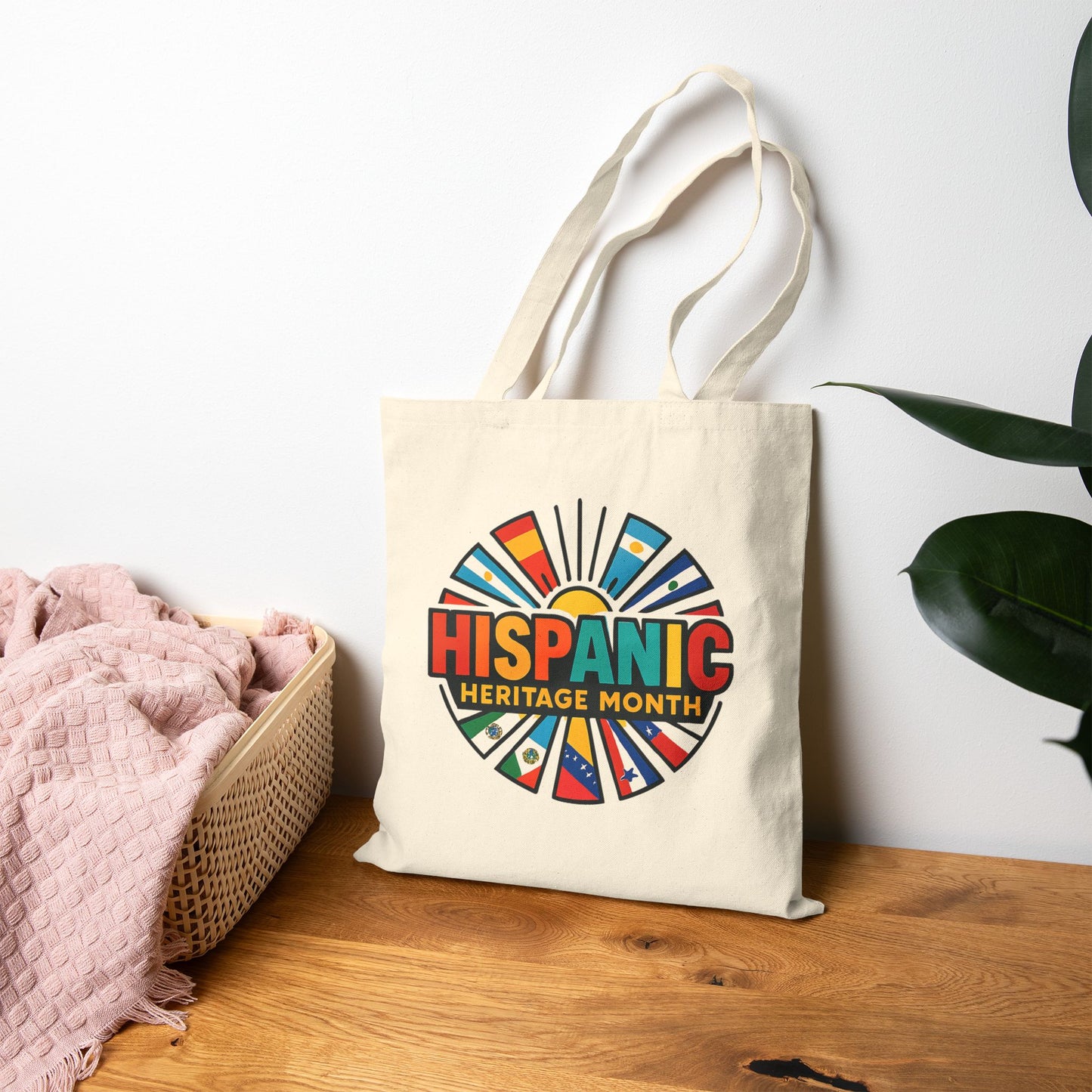 Hispanic Heritage Month Flag Celebration Tote Bag