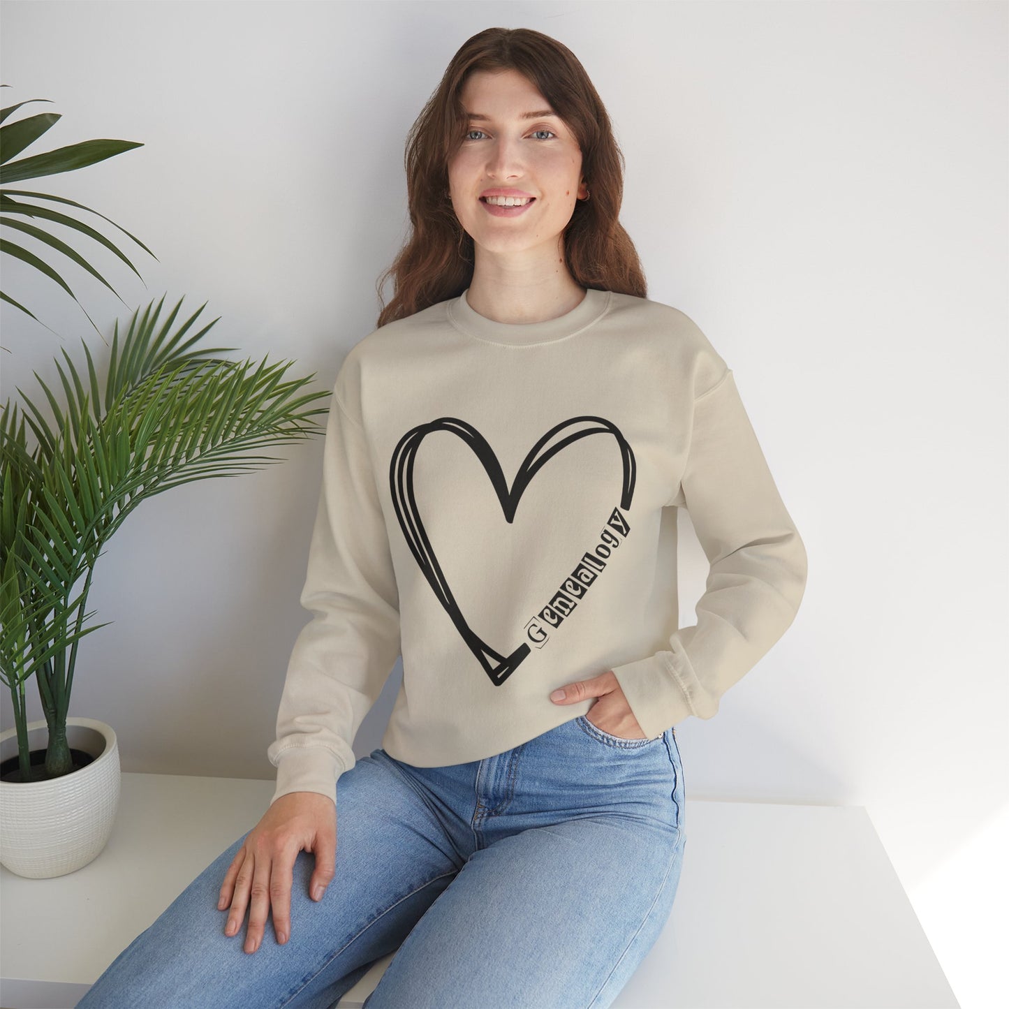 Genealogy Heart Sweatshirt