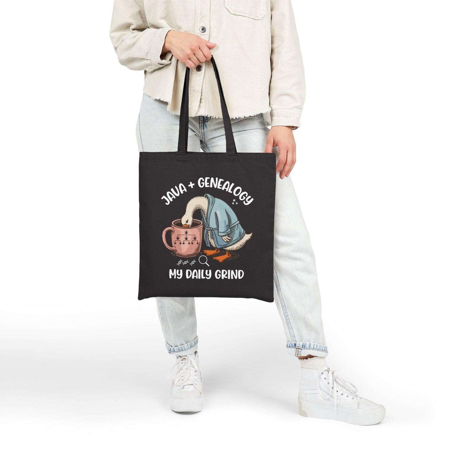 Java and Genealogy Tote Bag