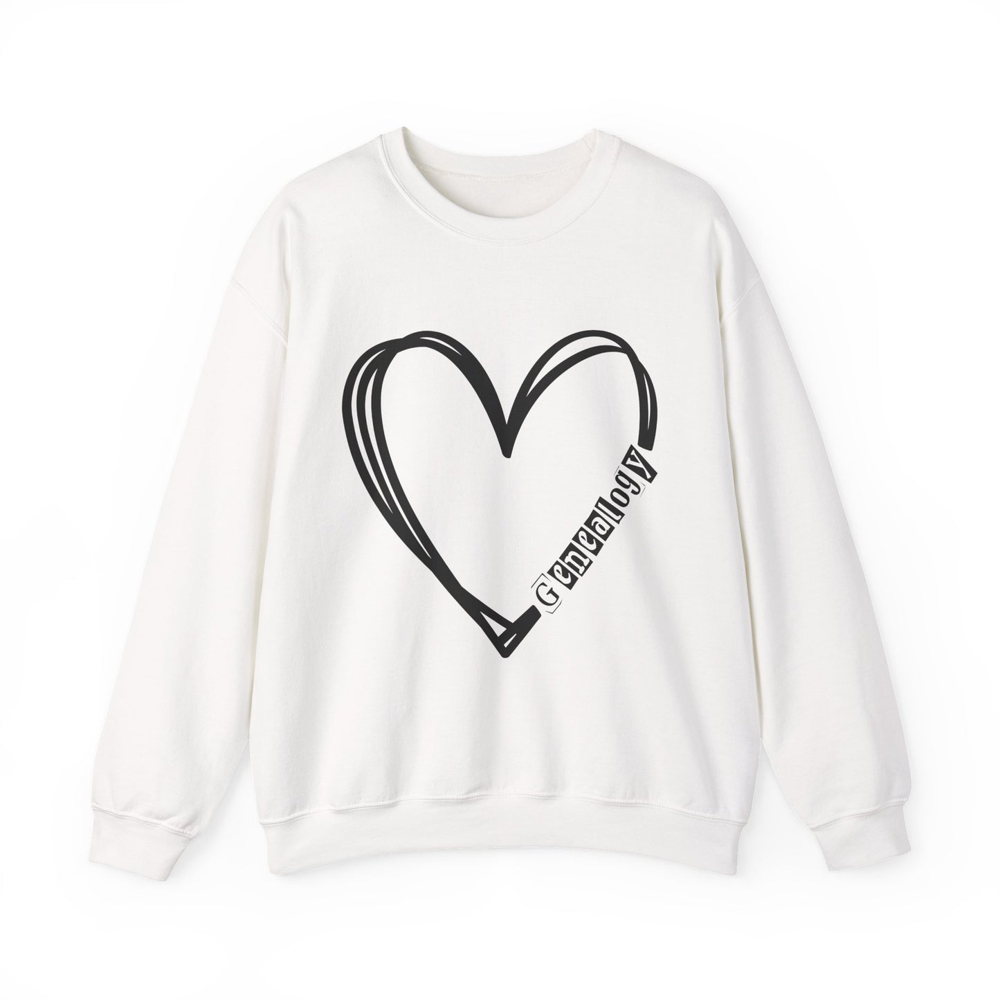 Genealogy Heart Sweatshirt
