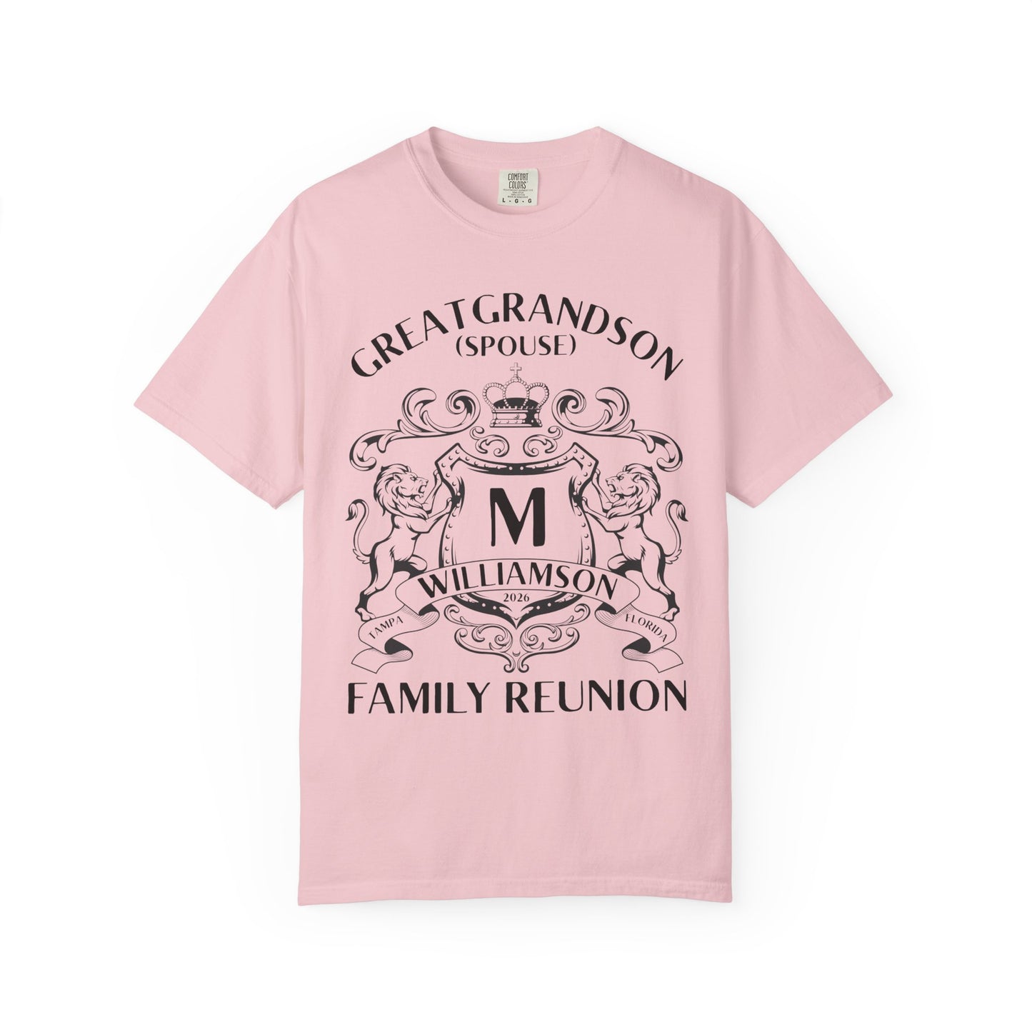 Personalized Family Reunion Crest T-Shirt