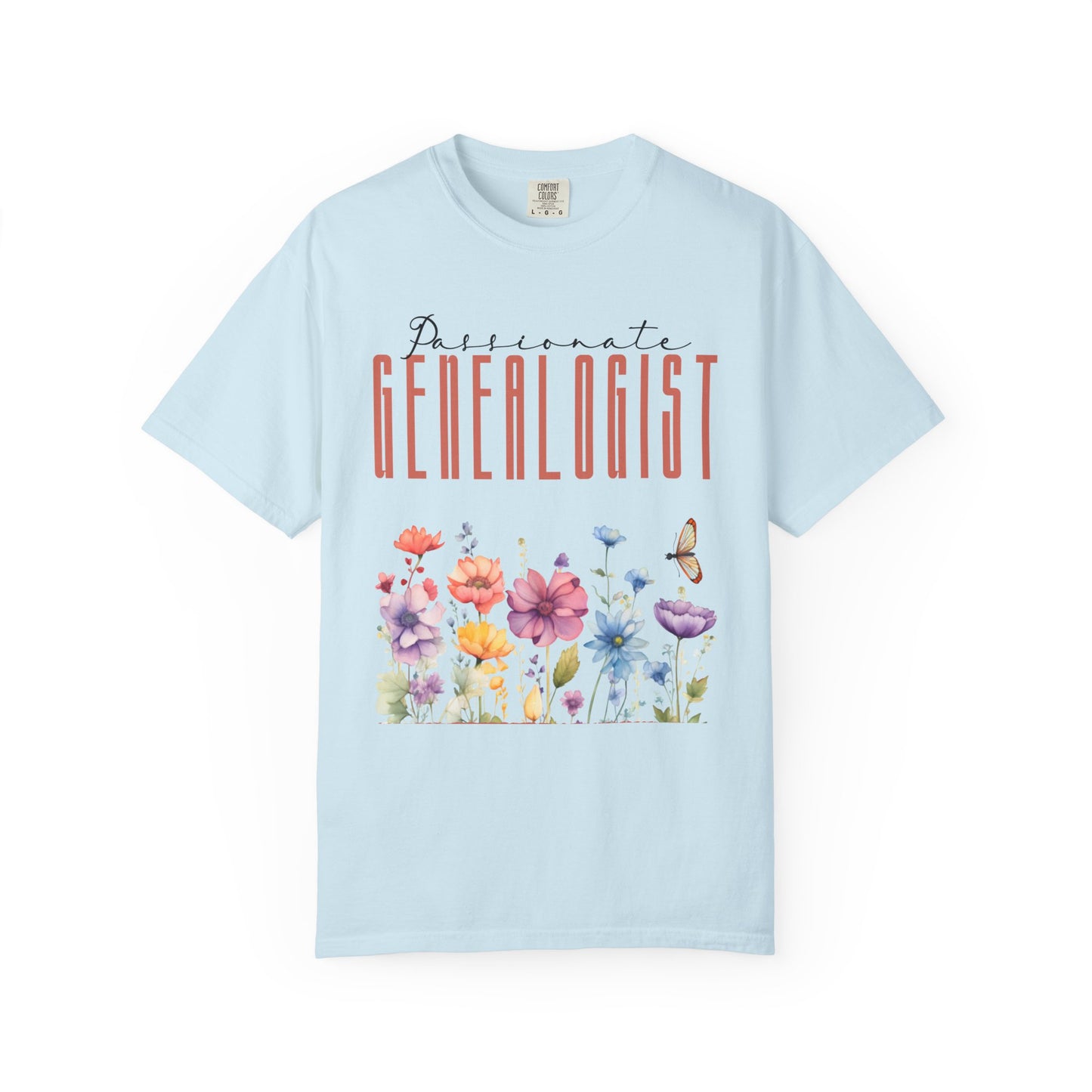 Passionate Genealogist Comfort Colors T-Shirt Gift