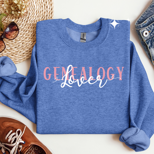 Genealogy Lover Unisex Sweatshirt for Family Historians