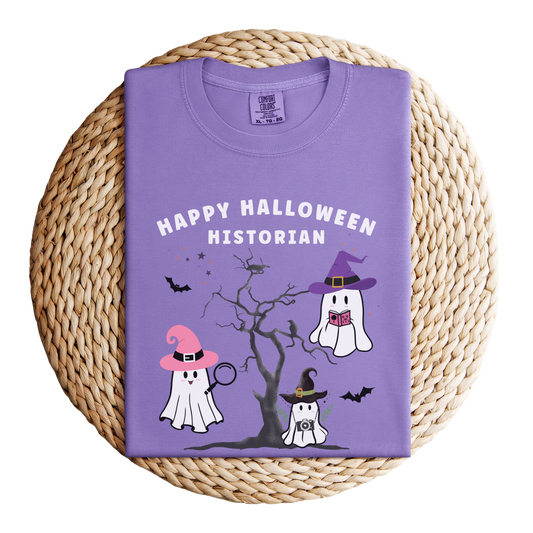Happy Halloween Historian Genealogist T-Shirt