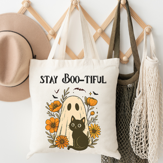 Stay Boo-tiful Halloween Tote Bag