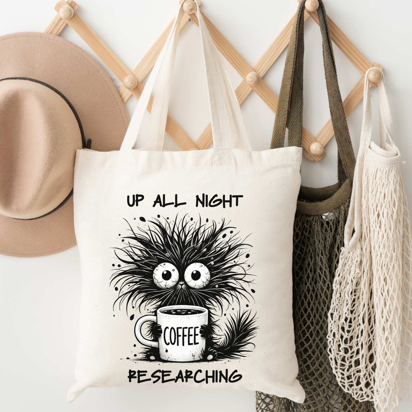 Up All Night Researching Genealogy Tote Bag