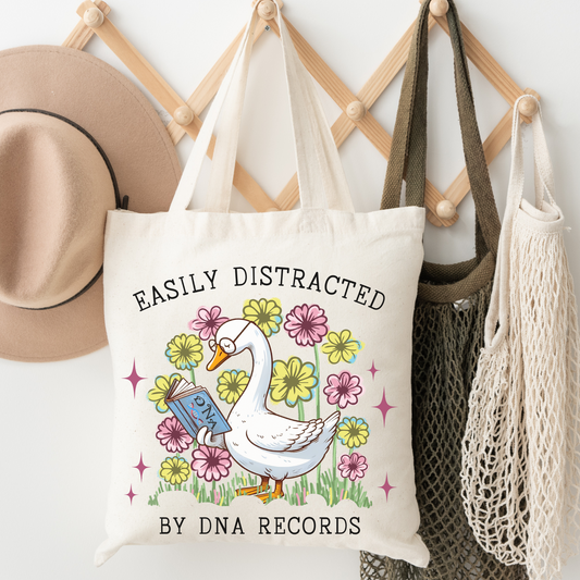 Easily Destracted by DNA Records Tote Bag