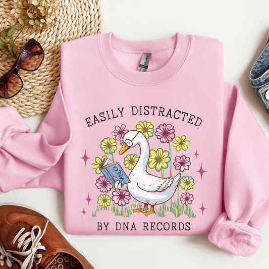 Easily Distracted by DNA Records Sweatshirt
