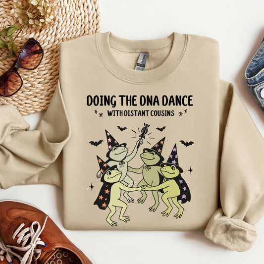 Doing the DNA Dance with Distant Cousins Sweatshirt