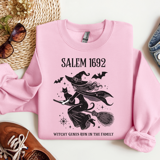 Salem 1692 Witchy Genes Run in Family Sweatshirt