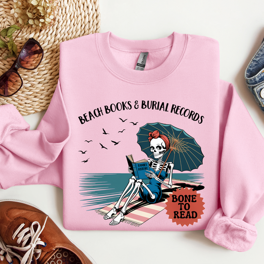 Beach Books & Burial Records Sweatshirt