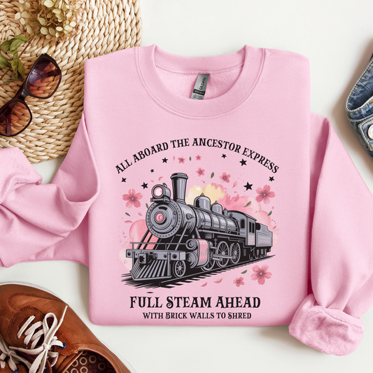 Funny Ancestor Train Express Sweatshirt