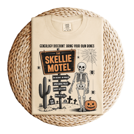 Skellie Motel Halloween Shirt