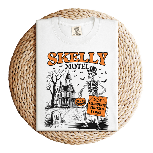 Funny Skeleton Motel DNA T-Shirt