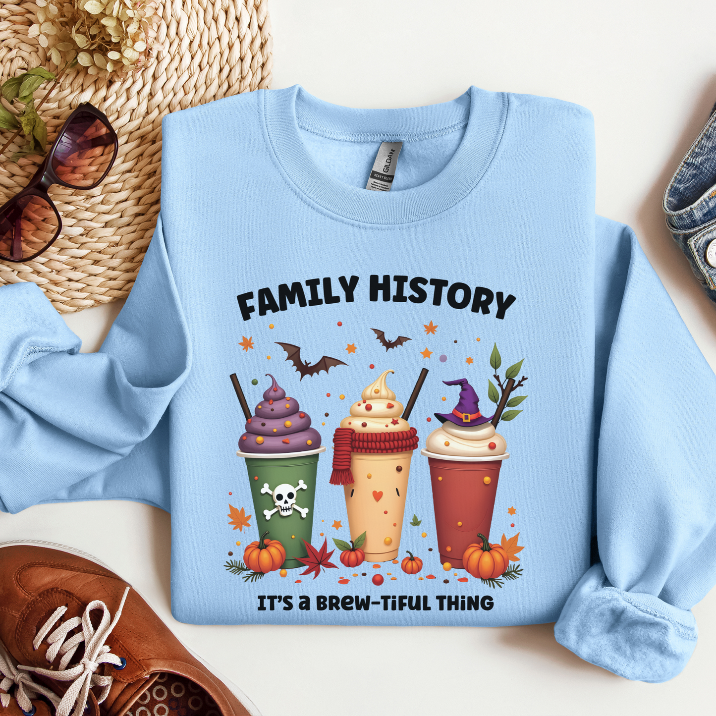 Fall Genealogy Pumpkin Spice Sweatshirt