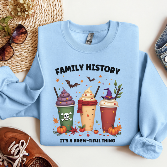 Fall Genealogy Pumpkin Spice Sweatshirt