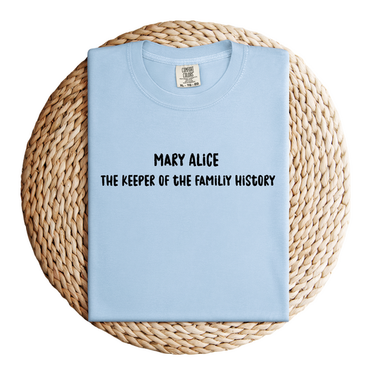Custom Genealogy T-Shirt