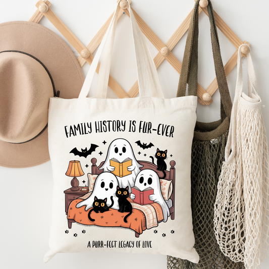 Family History Is Fur-ever Halloween Tote Bag