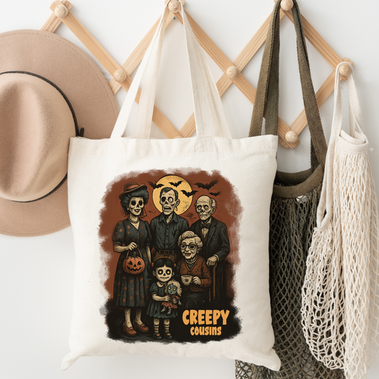 Creepy Cousins Tote Bag