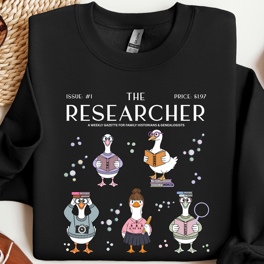 Researcher Goose Genealogy Sweatshirt