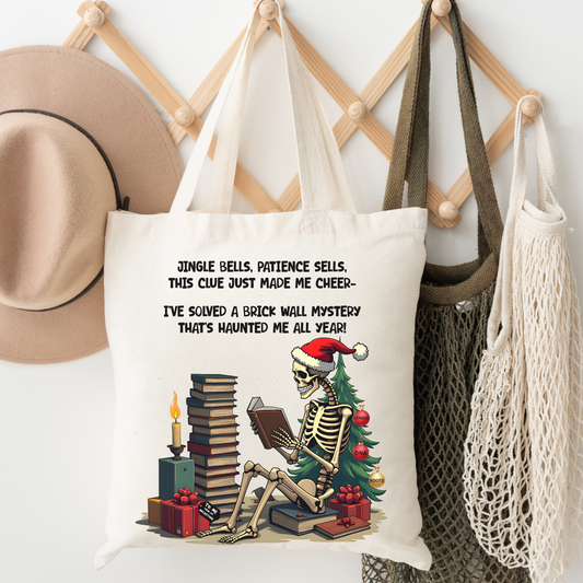 Genealogy Christmas Tote Bag