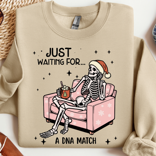 Funny DNA Match Christmas Sweatshirt