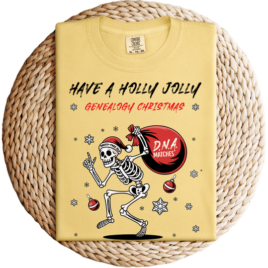 Have a Holly Jolly Genealogy Christmas T-Shirt