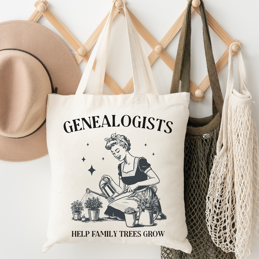 Genealogists Help Family Trees Grow Tote Bag