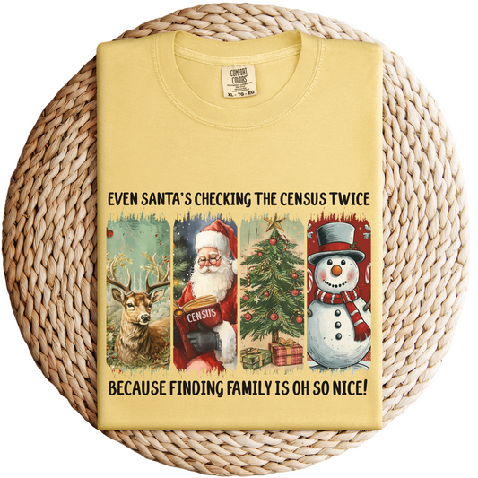Santas Checking the Census Twice Shirt