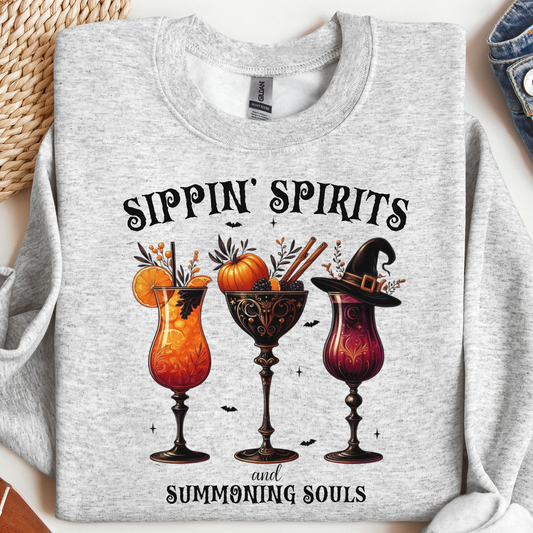 Sippin Spirits and Summoning Souls Sweatshirt