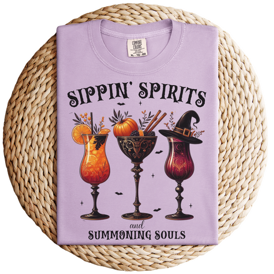 Sippin Spirits and Summoning Souls Shirt
