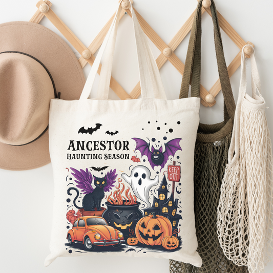 Ancestor Haunting Season Tote Bag
