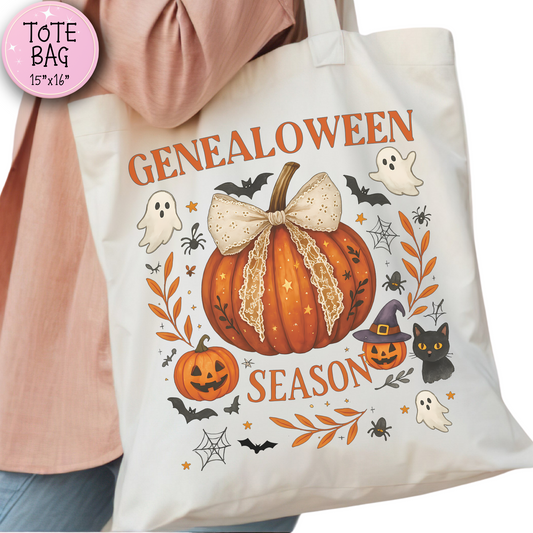 Genealoween Season Tote Bag
