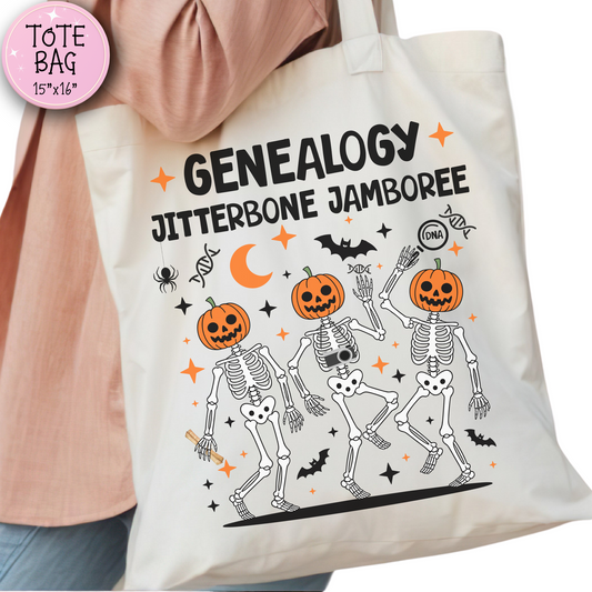 Jitterbone Jamboree Halloween Tote Bag