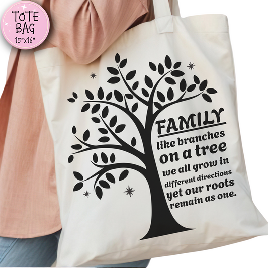 Family Branches Tote Bag