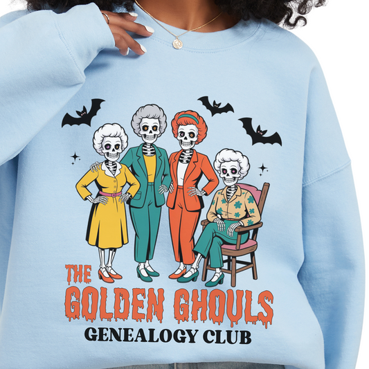 The Golden Ghouls Genealogy Club Sweatshirt