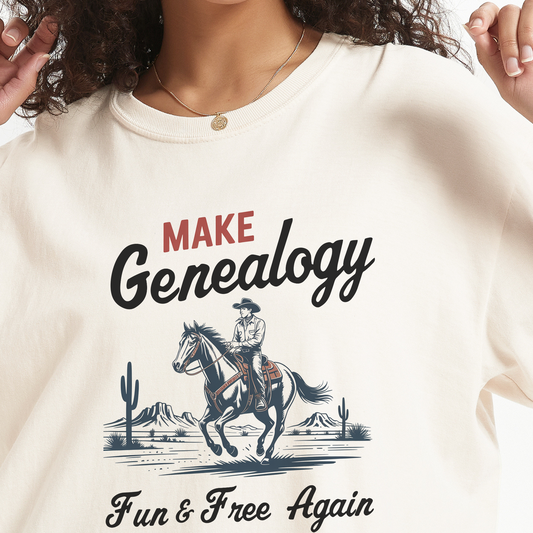 Make Genealogy Fun & Free Again Shirt